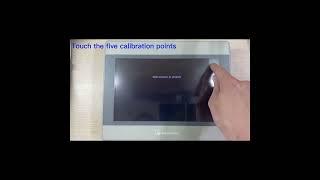 Touch screen calibration for HMI Weintek, MT8101i Series