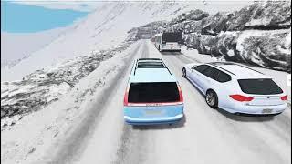 BeamNG Mammoth valley rear end crash