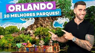 ️ OS 20 PARQUES DE ORLANDO! Quais são os melhores e os principais? Disney? Universal?