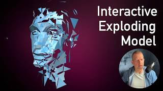 Three.js Project: Interactive Exploding Model