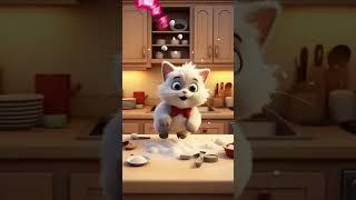Kitchen Chaos #FunnyCat #KitchenFails #CatLoverMoments #viralshorts #trending #funny #foryou #ai