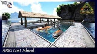 Building An Ocean Platform Water Tame Pen | ARK: Lost Island #72