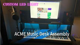 ACME Music Desk Assembly with custom LED lights