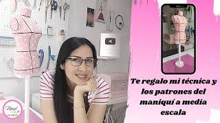 #18 COMO HACER UN MANIQUÍ DE MEDIA ESCALA/ Paso a Paso/Tips para hacerlo en tamaño REAL 