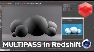 Redshift for C4D MULTIPASS Quicktip : Render Multipass using AOVs