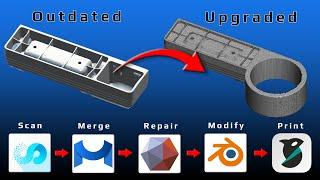 How I Digitize & Modify Objects in 5 Steps - 3D Scanning Workflow (ft. Creality Raptor)