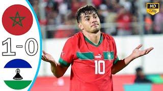 Morocco vs Lesotho 1-0 Hіghlіghts & All Goals 2024 Brahim Diaz Goal 90+