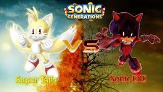 Sonic Generations Mod Part 167_ (Light VS Dark) Super Tails VS Sonic EXE (1080p60fps)