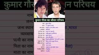 Kumar Gaurav biography #youtubeshorts