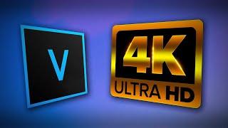 How to Render 4K in Sony Vegas