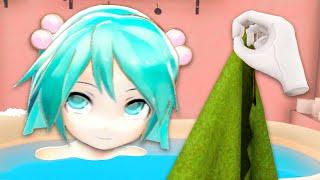 Bath Time with My Waifu Gets WEIRD in Viva Project VR!