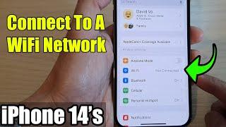 iPhone 14's/14 Pro Max: How to Connect To A WiFi Network