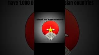 have 1k dollars in South East asian countries || #countryballs #shorts #edit #indonesia