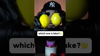 which one is fake? #asmr