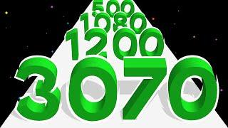 NUMBER STACK 3D RUN - Number Master (Math Game) Level Up Numbers. Max Level