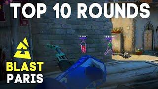 TOP 10 BEST ROUNDS - BLAST PARIS MAJOR 2023 (CS:GO)