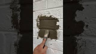 How to fix a hole in the brick wall  #shorts