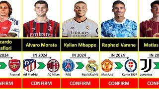 100 CONFIRMED Summer Transfers 2024!  FT  Morata, Varane, Mbappe