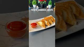 Viral crispy potato sandwich recipe #shorts #recipe #sandwich #crispy #potato