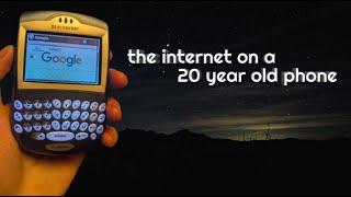 Browsing The Internet... On a 20 Year Old Phone