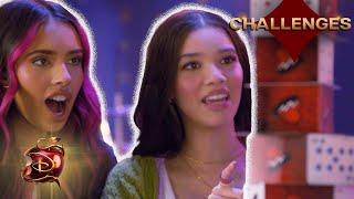 Descendants: The Rise of Red Cast Play House of Cards Challenge | @DisneyDescendants