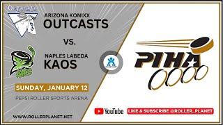 Outcasts vs. Kaos |  Professional Inline Hockey Association (PIHA)