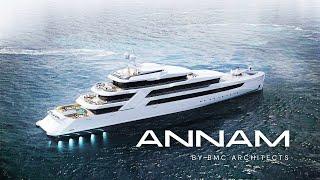 2020 BMC Architects's 85m ANNAM Elegant Luxury Superyacht