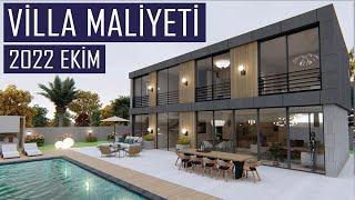 Villa Maliyeti 2022 - Müstakil Ev Maliyeti - İnşaat Maliyeti - Müstakil Ev Modelleri - Kaba İnşaat