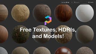 The BEST FREE Texture Website for 3d Art: Poly Haven