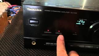 TECHNICS SU-X102 New Class A Stereo Integrated Amplifier (2 x 40W)