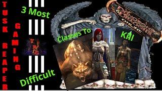 DDO **Top 3** Most Difficult Classes to Kill Period !