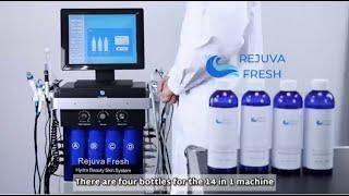 How to the Use Liquid Solutions in 15 in 1 Hydra Beauty Skin System | Facial Machine Demo