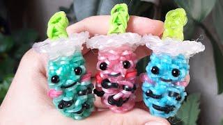 БАБЛ ТИ/Bubble Tea из резиночек Rainbow loom ЛУМИГУРУМИ  The Nikita ️