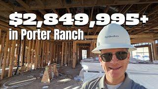 Toll Brothers Framing New Construction Home Tour | The Ridge at Bella Vista, Porter Ranch!