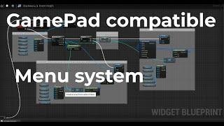 Unreal Engine 4 Overview Tutorial: Make Menu Gamepad/Controller Compatible (Keyboard Focus)