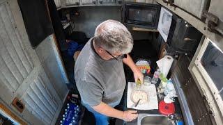 #737 Cooking in the Truck The Life of an Owner Operator Flatbed Truck Driver