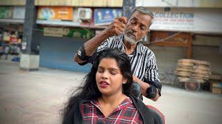Beautiful Girl's Mind-Blowing Head Massage by Waris Barber | Pure ASMR Relaxation