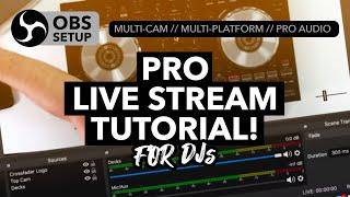 How to stream like a pro! - Multi Cams, Professional Audio and much more!