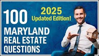 Maryland Real Estate Exam 2025 (100 Questions with Explained Answers - Updated Edition)