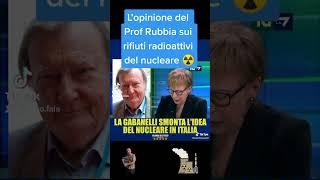 Il Prof Rubbia sui rifiuti nucleari ️