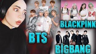 EFSANE K POP ŞARKILARI 5!!  BTS & BLACKPİNK &  BİGBANG