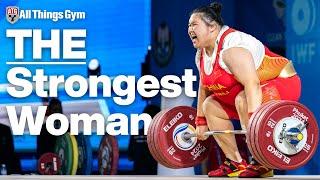 Li Wenwen Training Hall + 145kg Sn 180kg C&J at 2024 Weightlifting World Cup