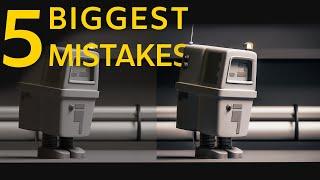 The 5 Biggest Mistakes of A Beginner 3D Artist