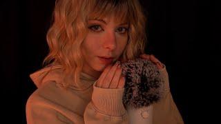 ASMR | 3h cosiest most sensitive Unintelligible Whispering & Fluffy Mic Scratching - layered sounds