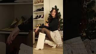 Do you like my furry boots? #furryboots #winterlook #wolfordtights