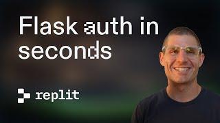 Add Auth to your Flask app in Seconds with Replit Auth