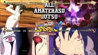 All Amaterasu Jutsus & Ultimate Jutsus - Naruto Shippuden: Ultimate Ninja Storm 4 Road To Boruto