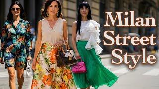  Beautiful People Wearing Stunning Summer Outfits in Milan – May 2025 Street Fashion. Fashion VLOG