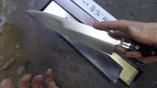 TOJIRO Powered High Speed Steel with Bolster Chef Knife 210mm F520