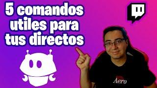 ¡5 COMANDOS DIVERTIDOS Y ÚTILES PARA TUS DIRECTOS! | COMO AGREGAR COMANDOS DE CHAT A TUS STREAMS?